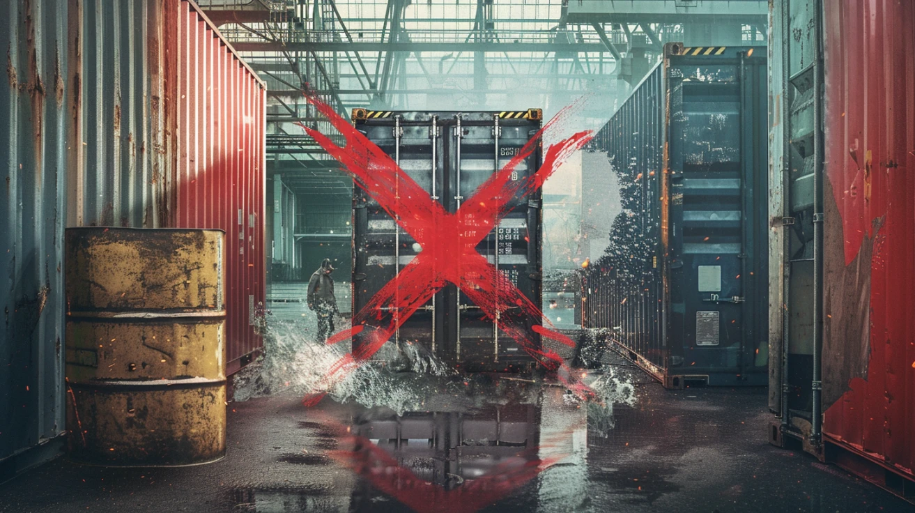  کدام کالاها برای حمل و نقل کانتینری مناسب نیستند؟ 