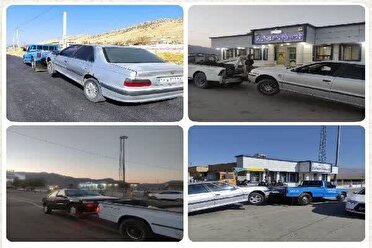 توقیف ۲۱ خودروی شوتی در طرح ویژه پلیس کهگیلویه و بویراحمد