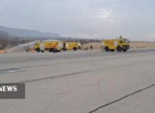 رزمایش دوسالانه طرح اضطراری فرودگاه ها در ایلام