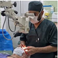 آغاز جراحی تخصصی چشم در بردسکن