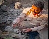 تفحص پیکر شهید در شرق دجله