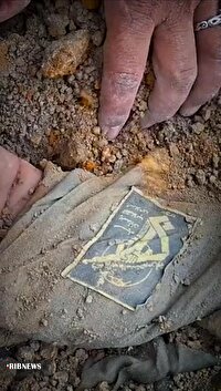 تفحص پیکر شهیدی که سجاده و تسبیح همراهش بود