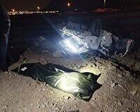 یک فوتی ویک مصدوم در حادثه واژگونی