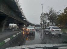 بارش نخستین باران پاییزی امسال در مشهد، ۱۲ آذرماه
