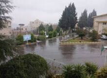 بارش باران رحمت الهی در گرگان