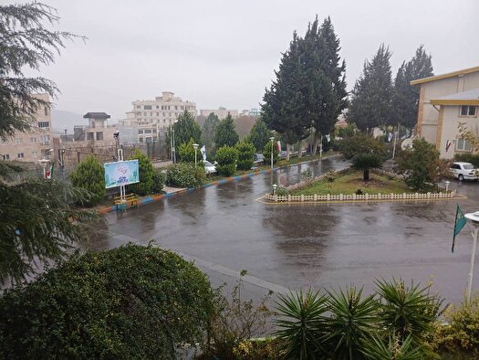 بارش باران رحمت الهی در گرگان