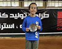 تنیسور اسکویی نایب‌قهرمان مسابقات کشور