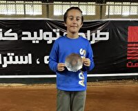 تنیسور اسکویی نایب‌قهرمان مسابقات کشور