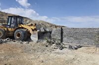 رفع تصرف ۷۴ هزار مترمربع اراضی ملی در مهاباد