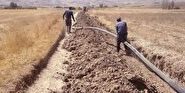 لوله‌گذاری ۳ کیلومتری جهت انتقال بهینه آب و افزایش بهره‌وری اراضی کشاورزی در تکاب