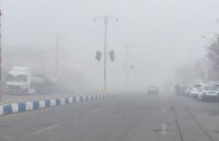 مه شدید در محور‌های شهرستان پلدشت 