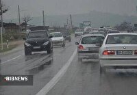 جادههای خراسان شمالی بارانی و لغزنده است/ رانندگان احتیاط کنند