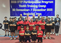 حضور سرمربی تیم ملی تنیس روی میز ایران در اردوی تمرینی در بغداد