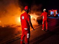 تصادف زنجیره‌ای در جاده لار به بندرعباس با یک کشته و سه مصدوم