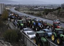 گسترش اعتراضات سراسری کشاورزان و دامداران یونان