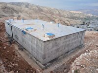 بهره برداری از مخزن هزار مترمکعبی شهر افوس