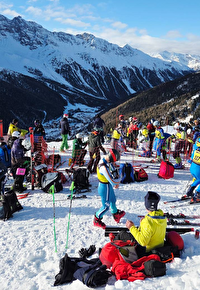 پایان نخستین روز اسکی آلپاین در ایتالیا با حضور نمایندگان ایران