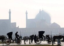 باران هم حریف آلودگی اصفهان نشد