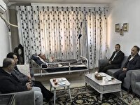 عیادت و دلجویی از خبرنگار خبرگزاری صدا و سیما