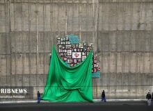 نماد شهدای اقتدار در بزرگراه هاشمی رفسنجانی