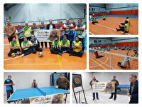 برگزاری مسابقات سه گانه ورزشی به مناسبت روز جهانی معلولین