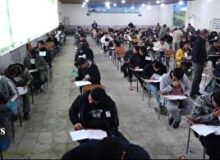 برگزاری آزمون ورودی دانشگاه افسری ارتش در سنندج