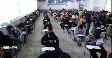 برگزاری آزمون ورودی دانشگاه افسری ارتش در سنندج