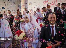 مراسم جشن ازدواج در غزه