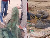 دستگیری متخلفین صید غیرمجاز در سد شهرچای ارومیه