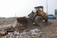 تداوم طرح ساماندهی ورودی‌ها؛ جاده سلماس پاکسازی شد