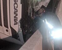 حادثه مرگبار تریلی با گاردریل در محور توره به بروجرد