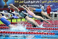 درخشش شناگران مدرسه موج مشهد در لیگ شنای باشگاههای کشور