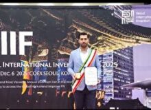 دو نشان مسابقات بین‌المللی اختراعات کره جنوبی در دستان دانش آموزان شیرازی