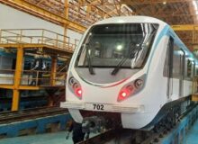 بهره‌برداری از ۲ رام قطار تولید داخل