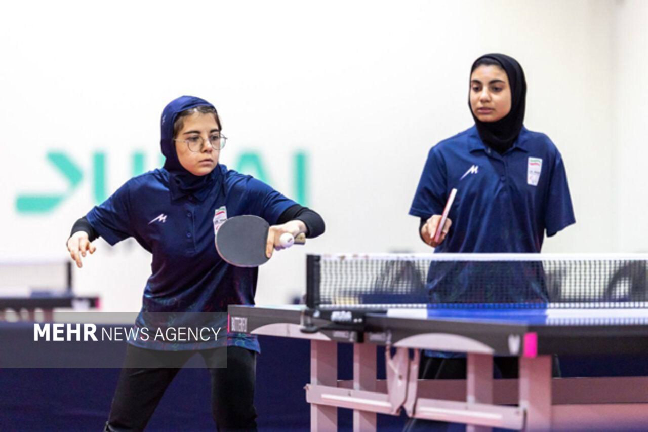 دو مدال برنز برای تیمهای دوبل دختران و پسران پاراتنیس روی میز ایران