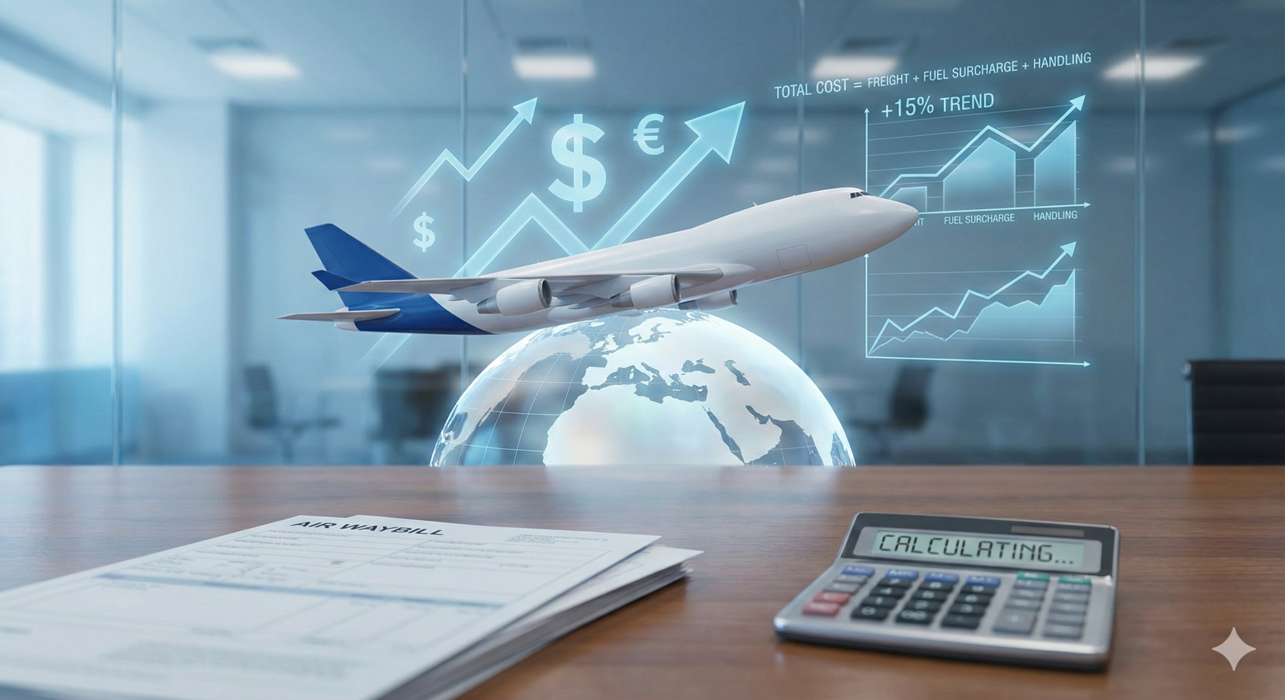 حمل و نقل بین المللی هوایی؛ قیمت حمل بار هوایی